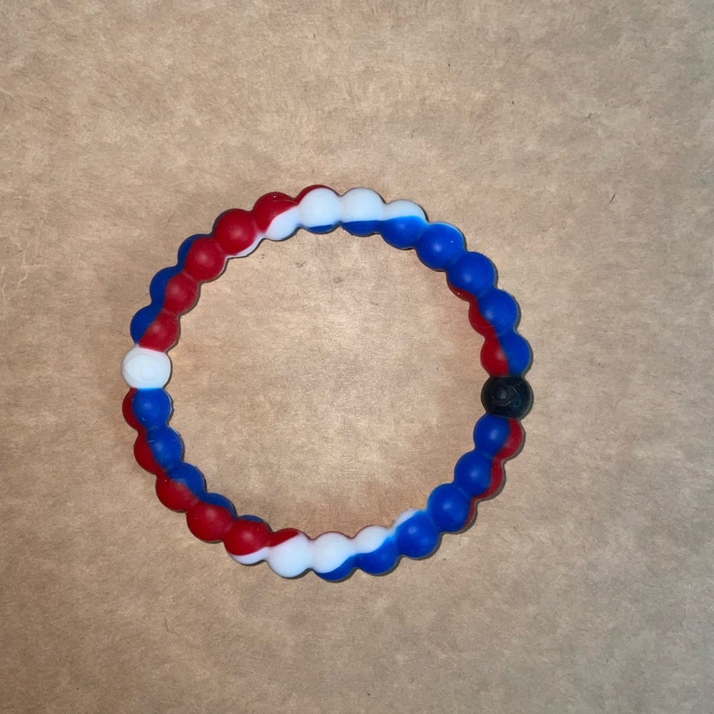 Red white and blue Lokai Bracelet (AUTHENTIC)